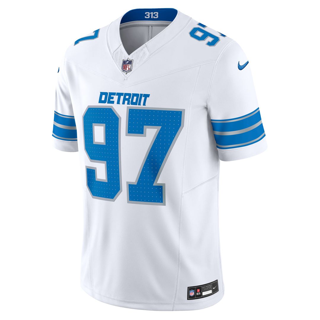 Detroit Lions Aidan Hutchinson Nike Blue Vapor F.U.S.E. Alternate Limited Jersey