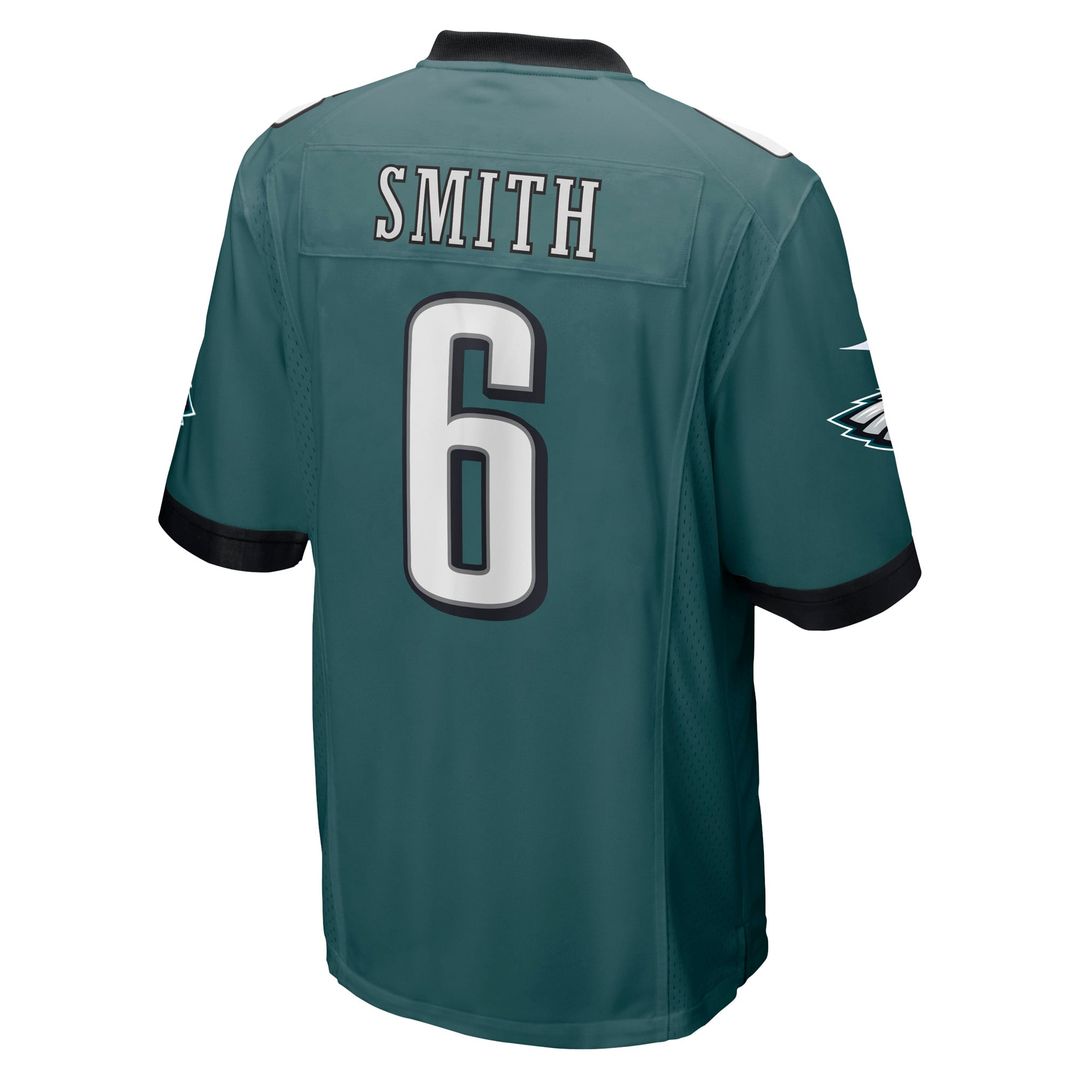 Philadelphia Eagles DeVonta Smith Nike Midnight Green Team Game Jersey
