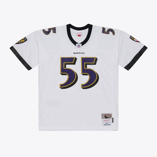 Baltimore Ravens Terrell Suggs Mitchell & Ness White 2003 Legacy Replica Player Jersey