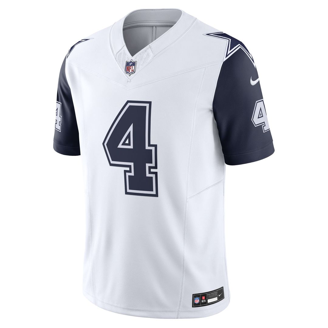 Dallas Cowboys Dak Prescott Nike Navy Vapor F.U.S.E. Limited Jersey