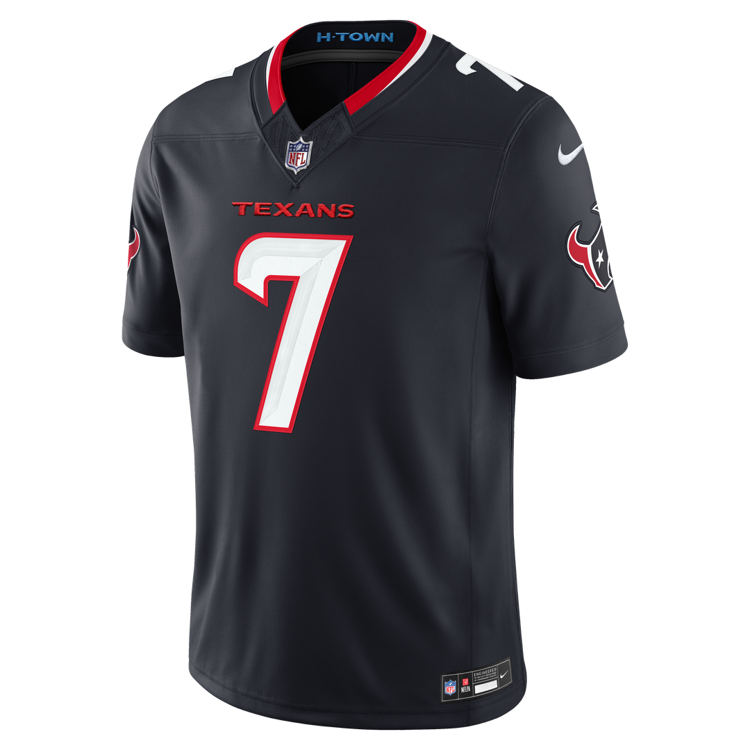 Houston Texans C.J. Stroud Nike Navy Team Vapor F.U.S.E. Stitched Limited Jersey