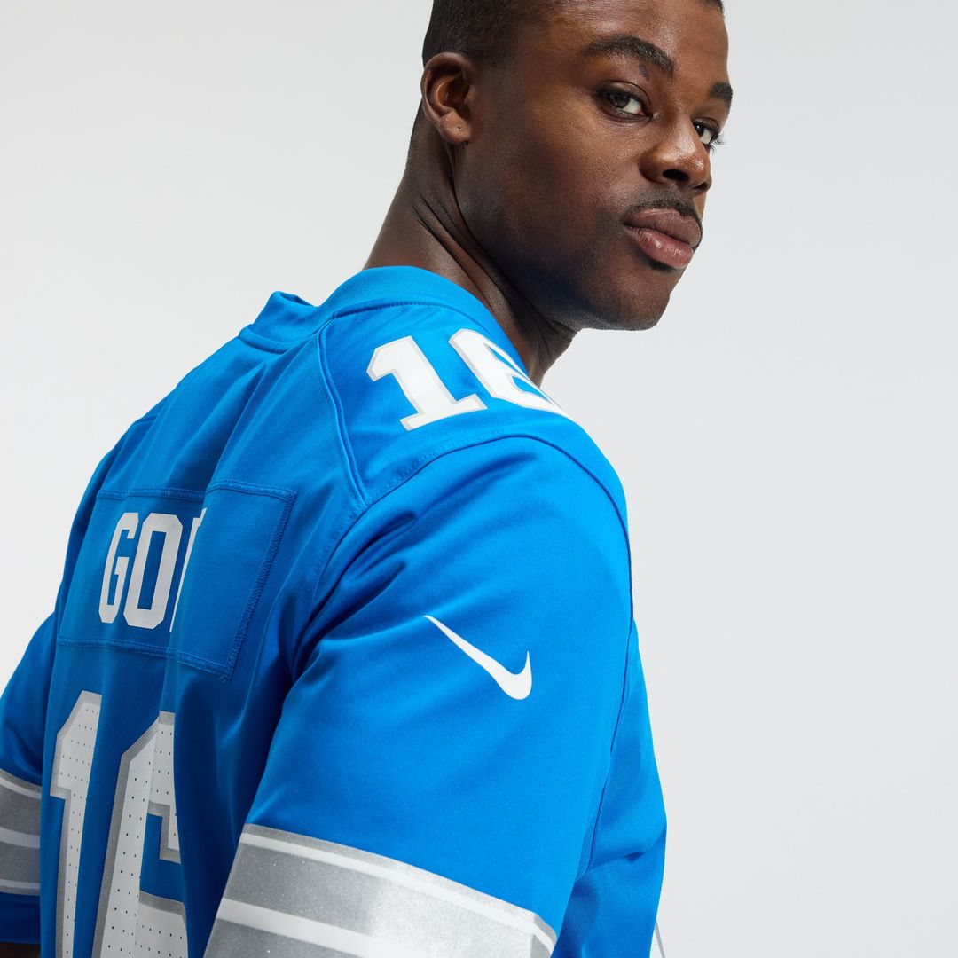 Detroit Lions Jared Goff Nike Black 2nd Alternate Game Jersey