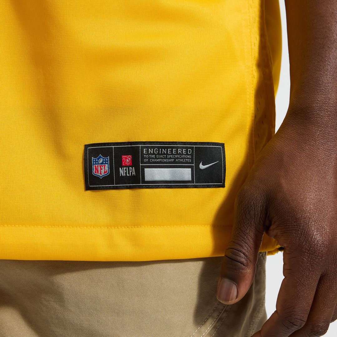 Los Angeles Chargers Quentin Johnston Nike Gold Alternate Charger Power Game Player Jersey