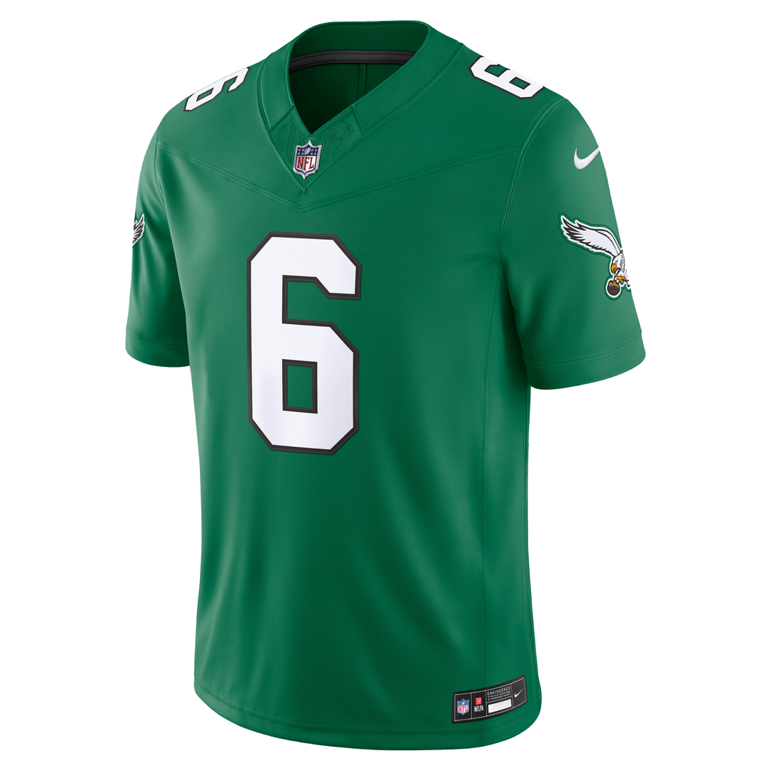 Philadelphia Eagles DeVonta Smith Nike Black Alternate Vapor F.U.S.E. Stitched Limited Jersey