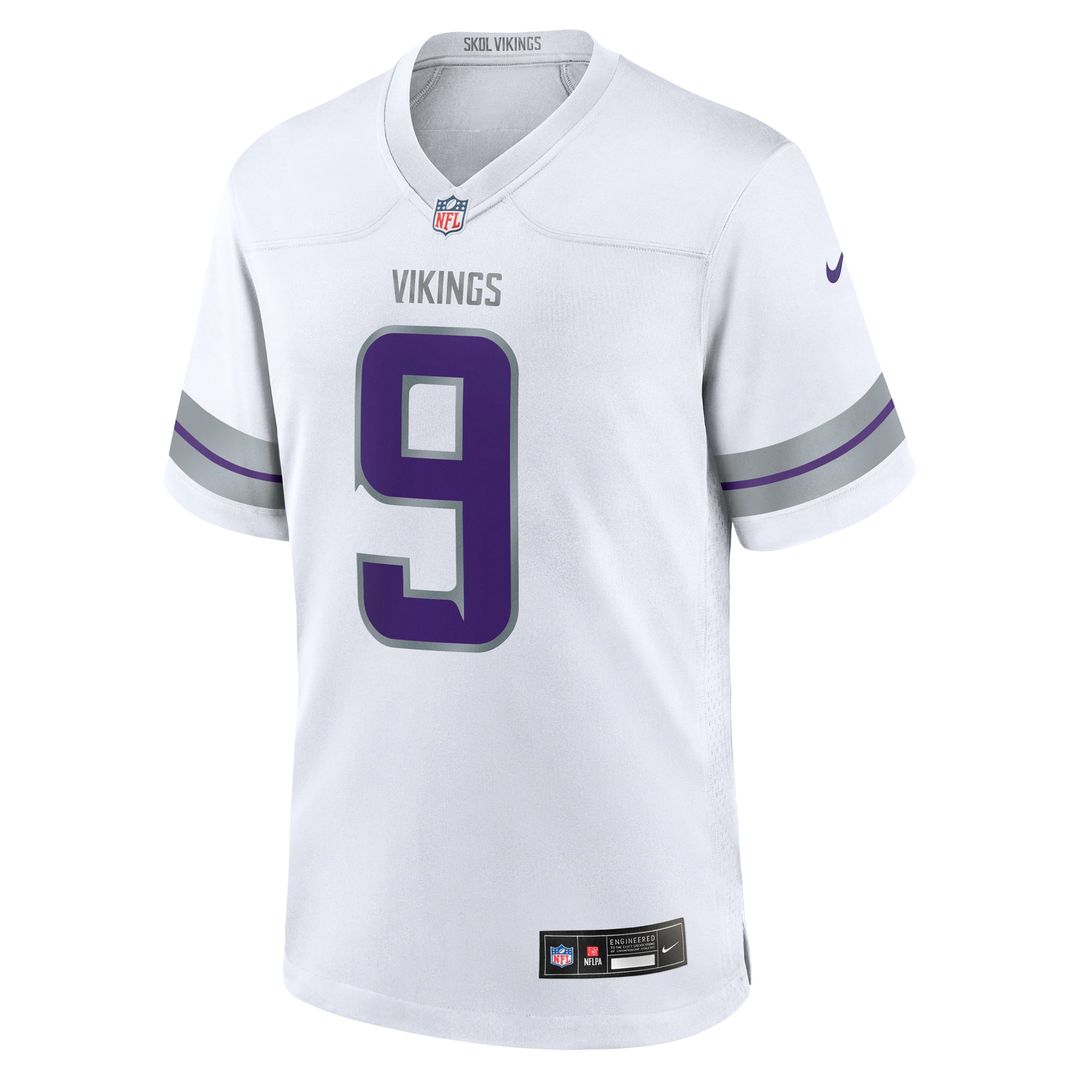 Minnesota Vikings J.J. McCarthy Nike White Alternate Game Player Jersey