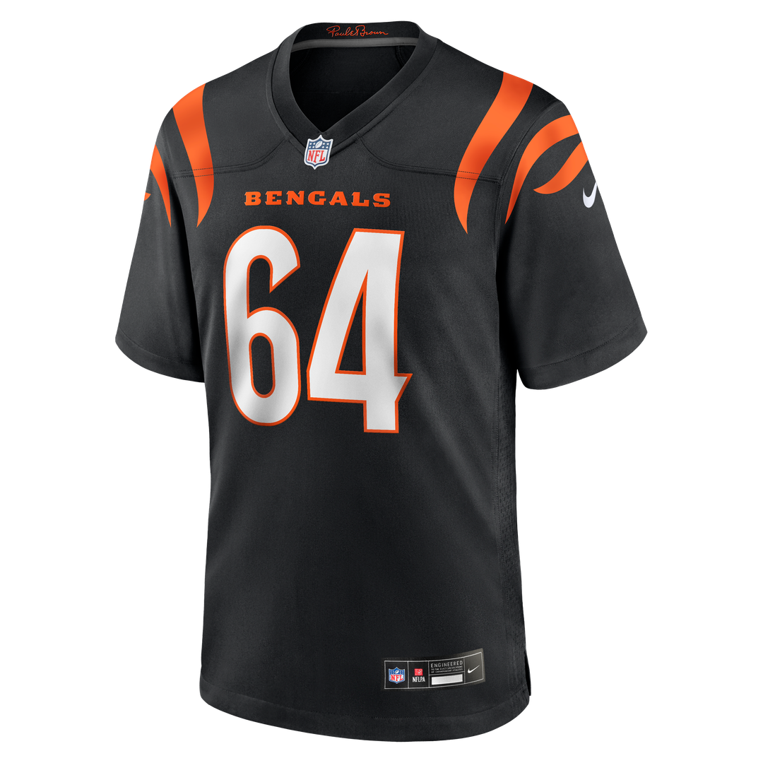 Cincinnati Bengals Ted Karras Nike Black Game Player Jersey