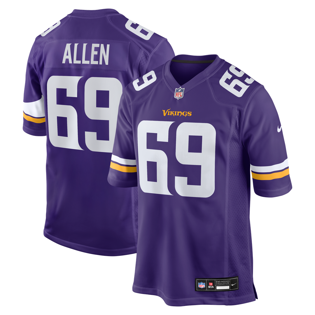 Minnesota Vikings Jared Allen Nike Purple Retired Player Game Jersey