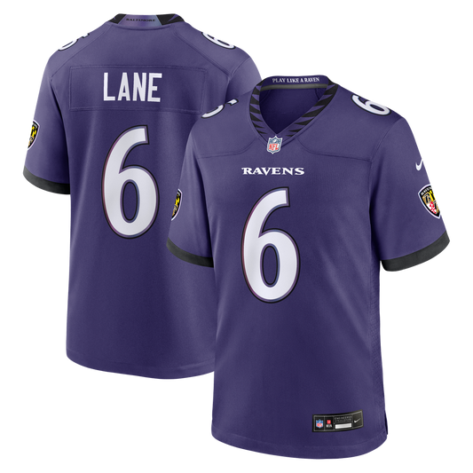 Baltimore Ravens Ja'Kobi Lane Nike Purple Team Game Jersey