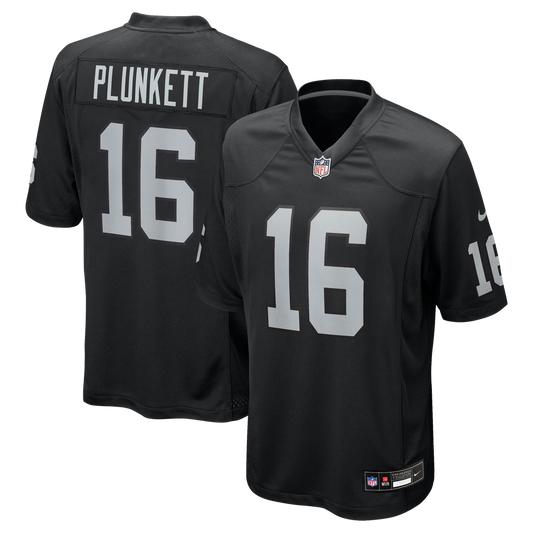 Las Vegas Raiders Jim Plunkett Nike Black Game Retired Player Jersey