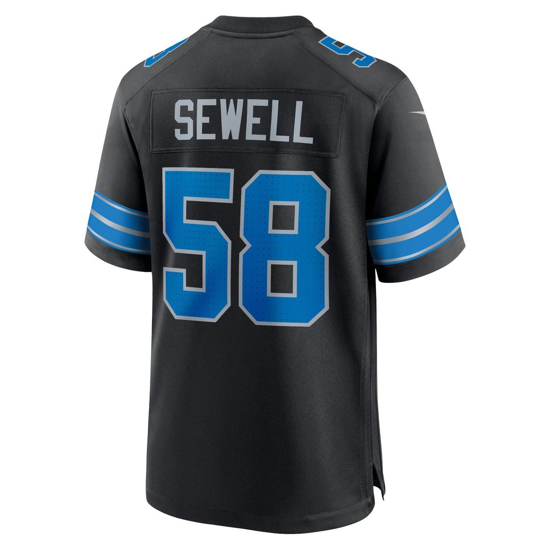 Detroit Lions Penei Sewell Nike White Game Jersey