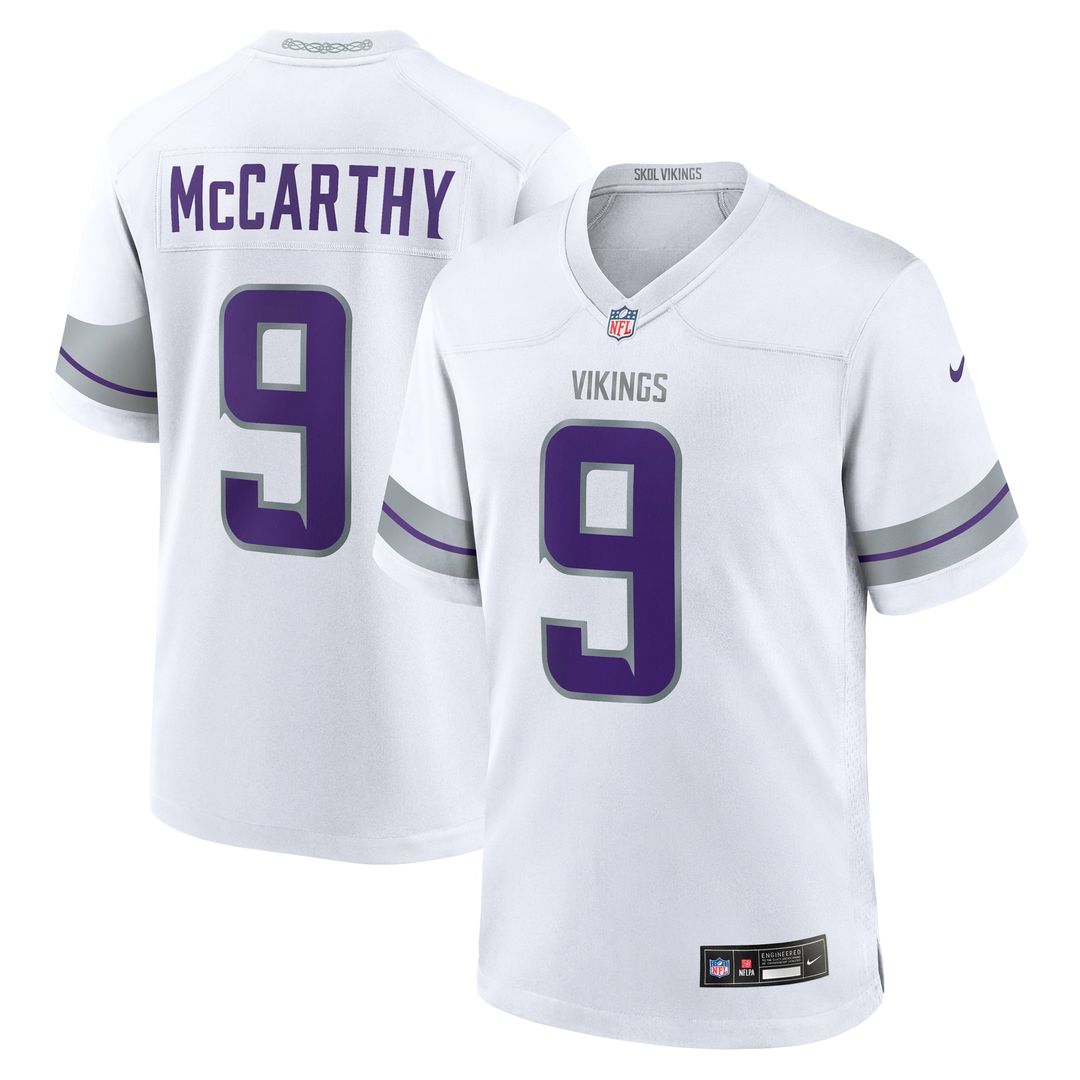 Minnesota Vikings J.J. McCarthy Nike Purple Player Game Jersey