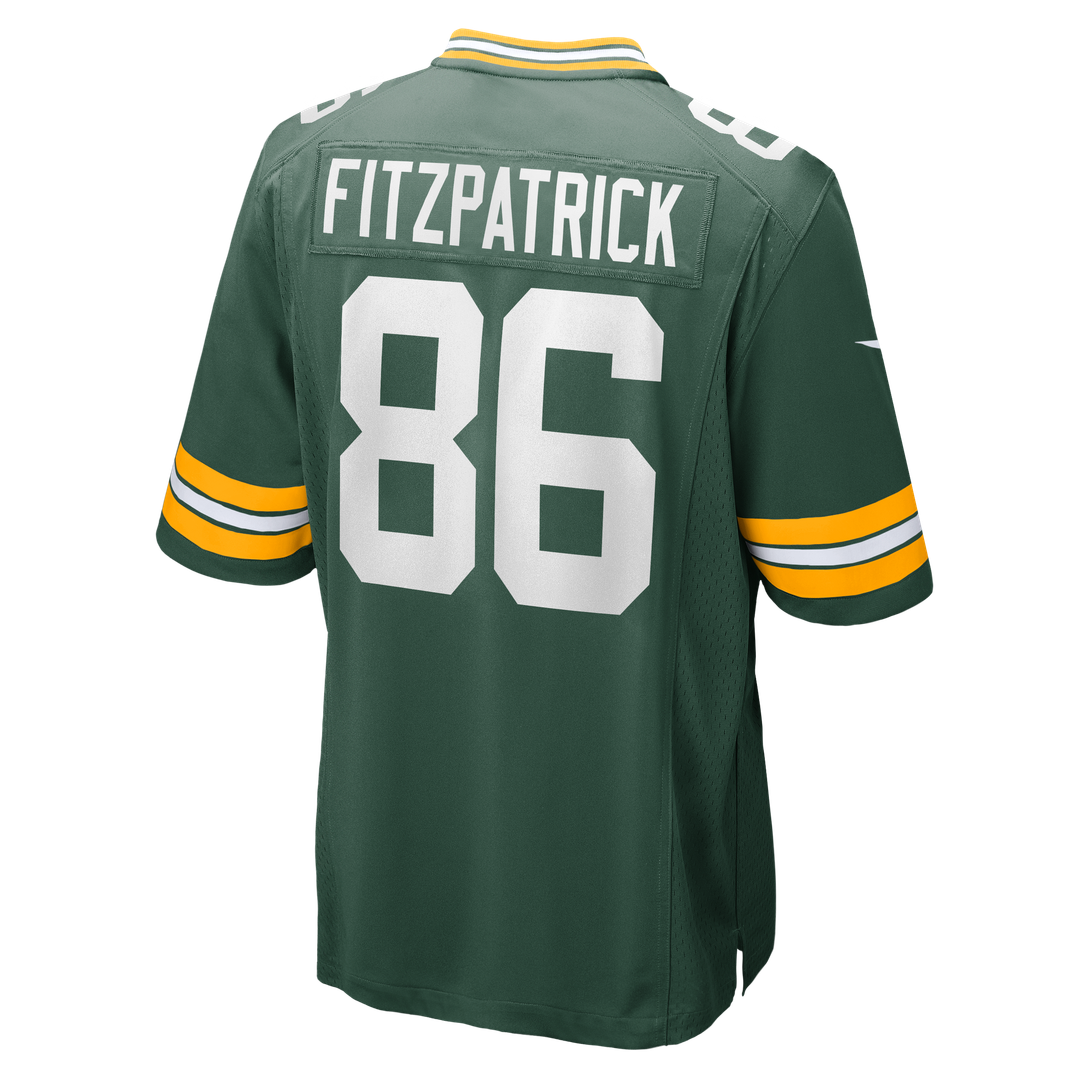 Green Bay Packers John FitzPatrick Nike Green Team Game Jersey