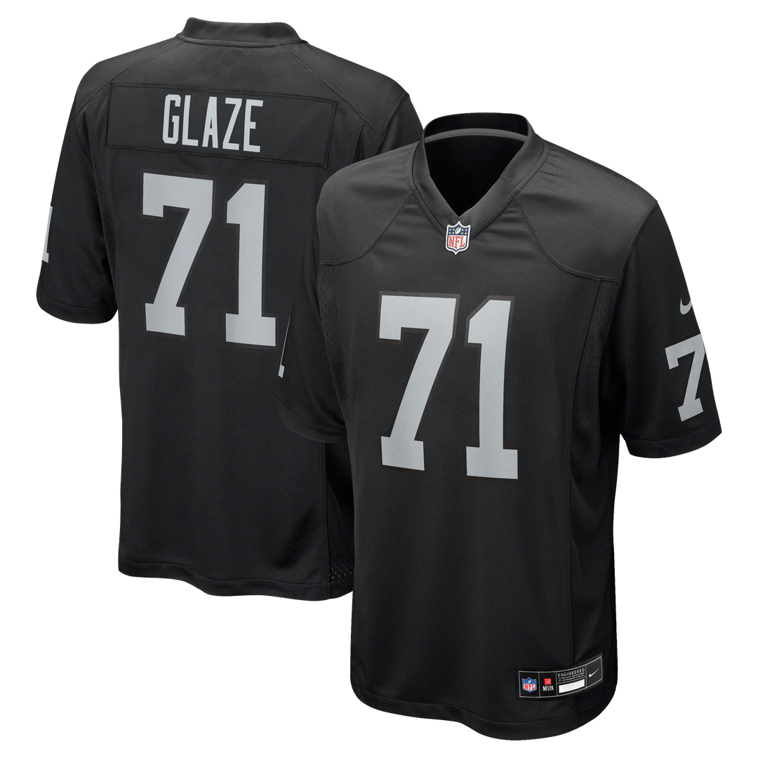 Las Vegas Raiders DJ Glaze Nike Black Team Game Jersey