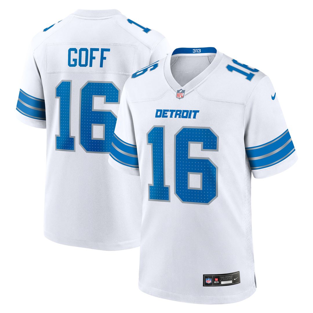 Detroit Lions Jared Goff Nike Black 2nd Alternate Game Jersey