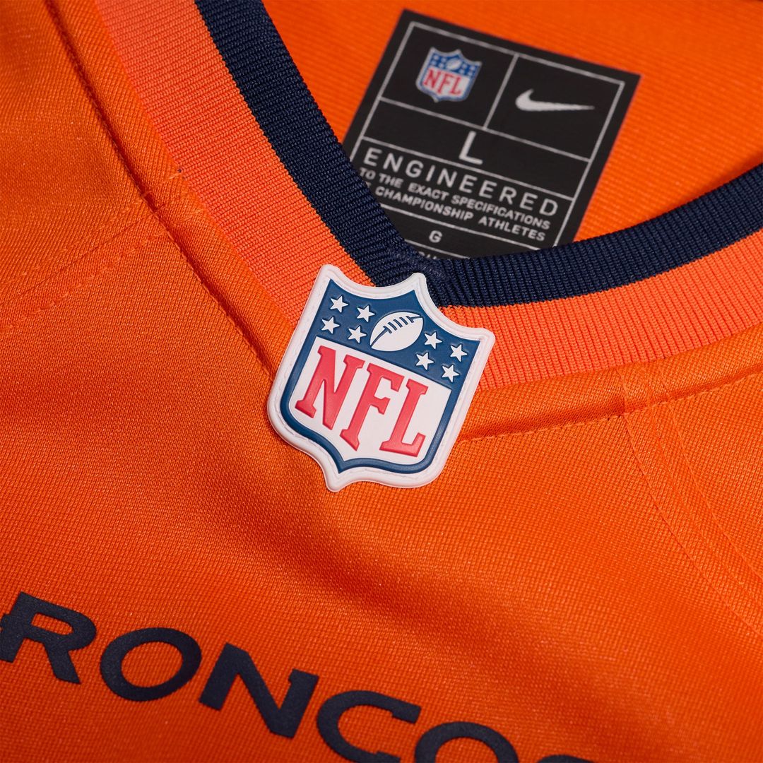 Denver Broncos Pat Bryant Nike Orange Team Game Jersey