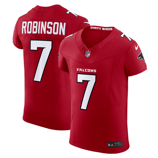 Atlanta Falcons Bijan Robinson Nike Red Team Vapor F.U.S.E. Elite Jersey