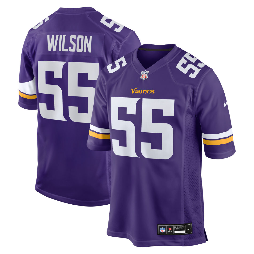 Minnesota Vikings Eric Wilson Nike Purple Team Game Jersey
