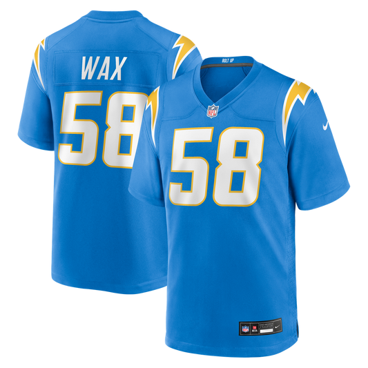 Los Angeles Chargers Marlowe Wax Nike Powder Blue Team Game Jersey