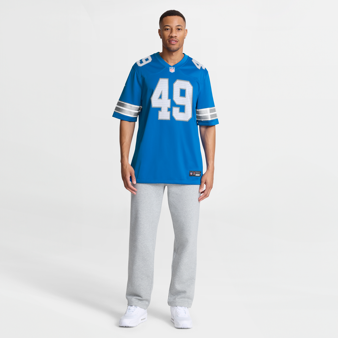 Detroit Lions Hogan Hatten Nike Blue Game Jersey
