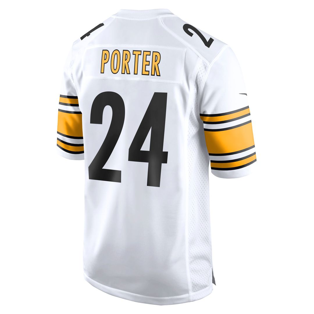 Pittsburgh Steelers Joey Porter Jr. Nike White Away Game Jersey