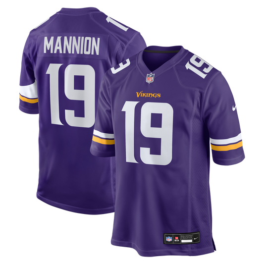 Minnesota Vikings Sean Mannion Nike Purple Game Jersey