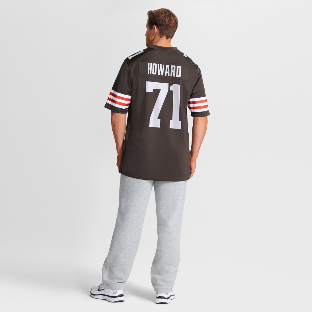 Cleveland Browns Tytus Howard Nike Brown Team Game Jersey
