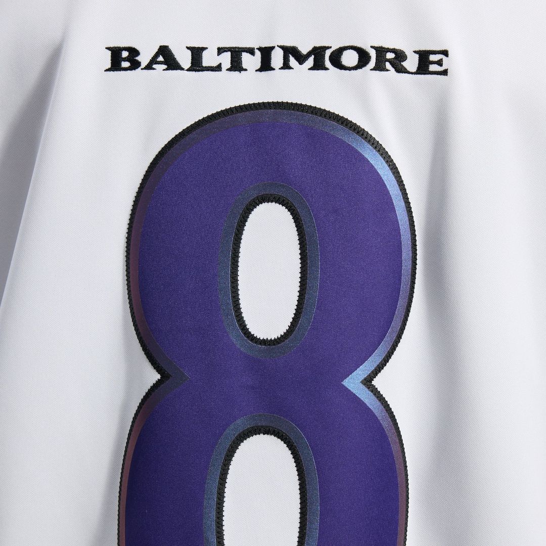 Baltimore Ravens Lamar Jackson Nike White Vapor F.U.S.E. Stitched Limited Jersey