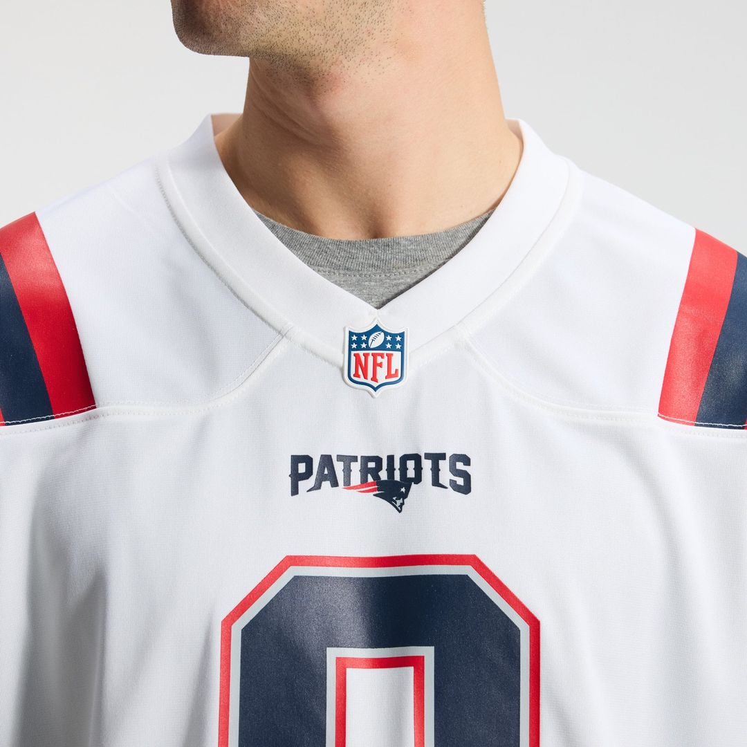 New England Patriots Christian Gonzalez Nike Navy Team Game Jersey