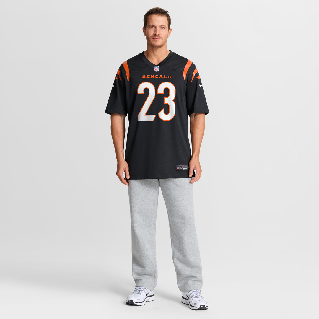 Cincinnati Bengals Daxton Hill Nike Black Player Game Jersey