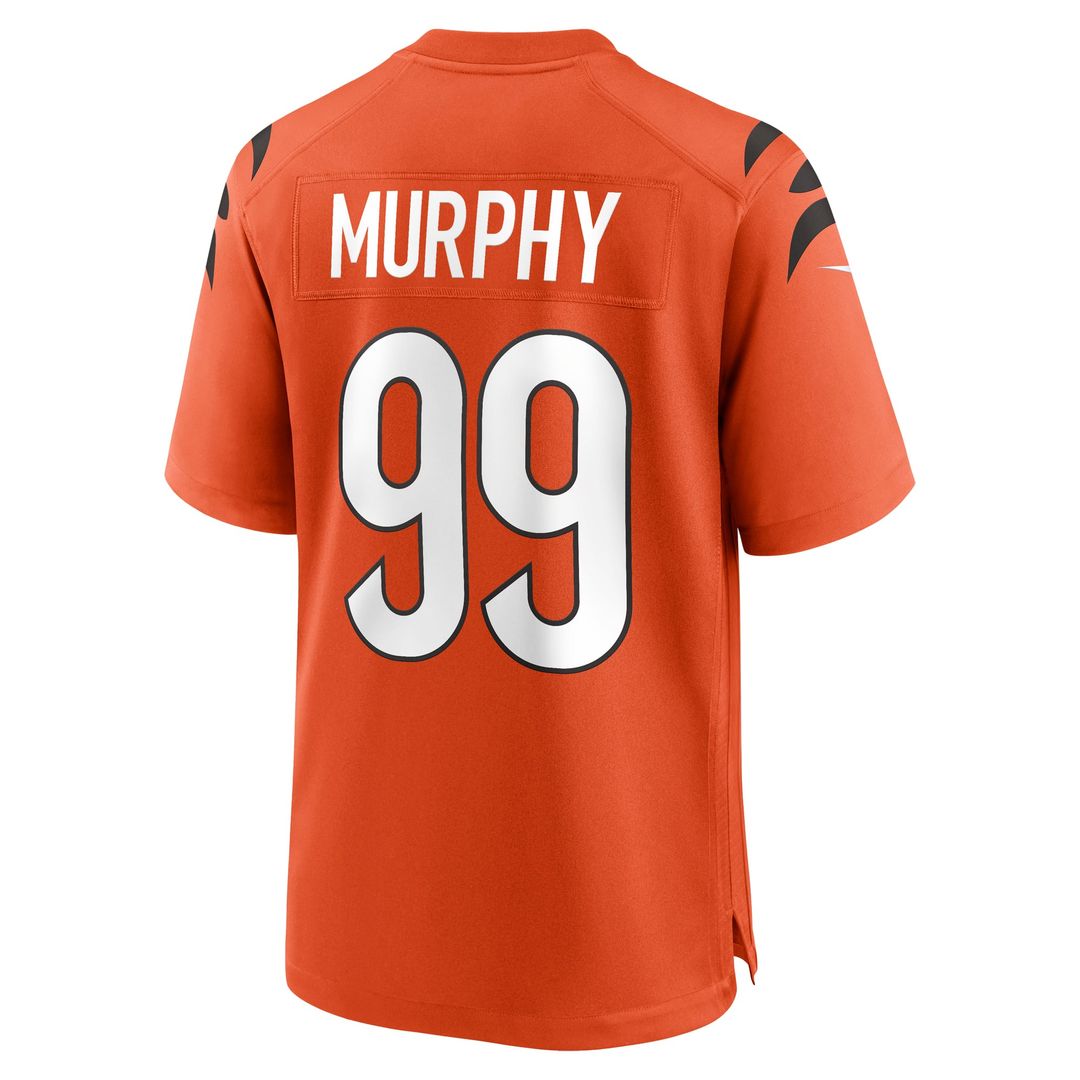 Cincinnati Bengals Myles Murphy Nike White Team Game Jersey