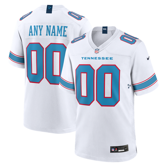 Tennessee Titans Nike White Game Custom Jersey