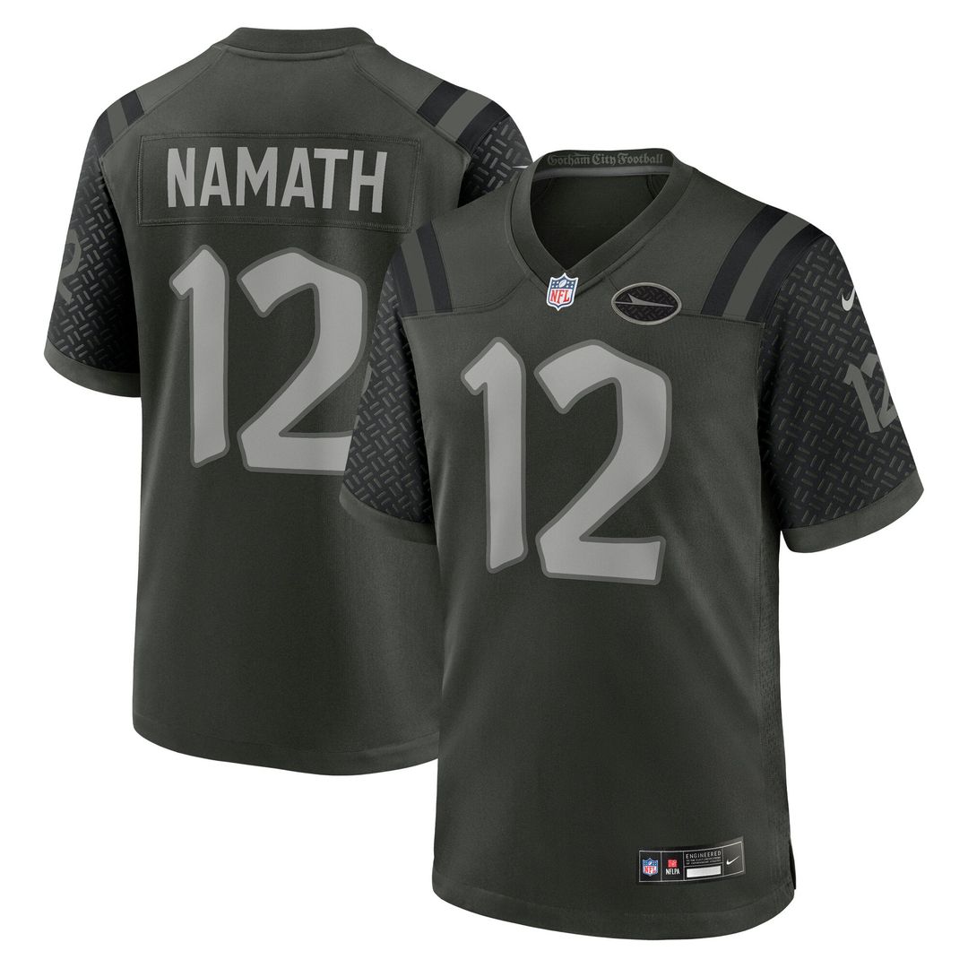 New York Jets Joe Namath Nike Green Rivalries Collection Retired Player Game Jersey