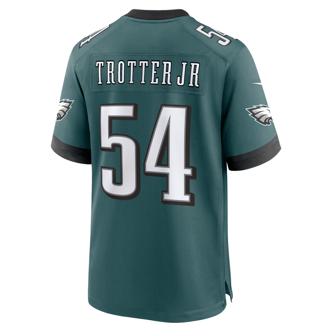Philadelphia Eagles Jeremiah Trotter Jr. Nike Midnight Green Team Game Jersey