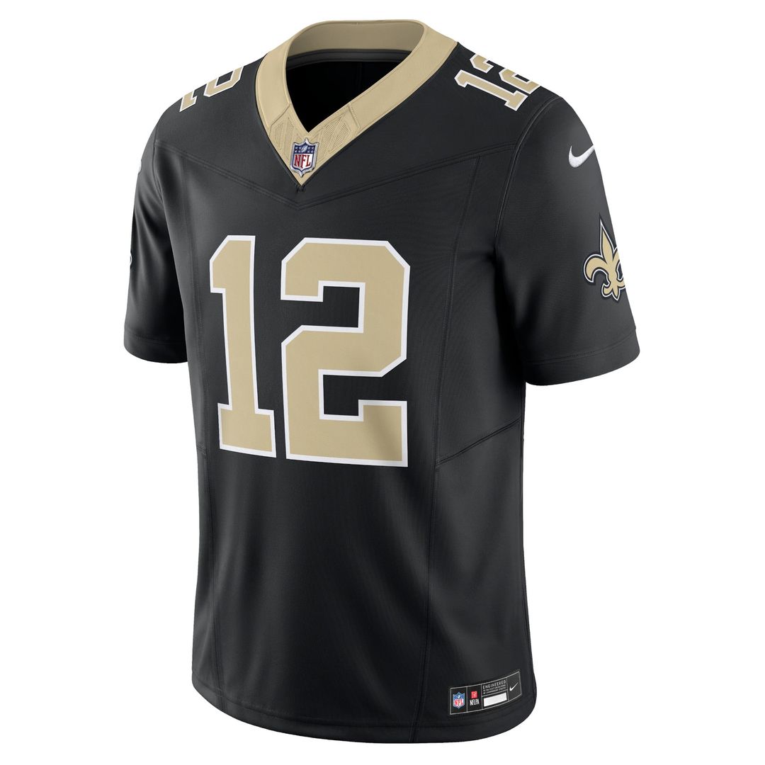 New Orleans Saints Chris Olave Nike Gold Alternate Gameday Golds Alternate Vapor F.U.S.E. Limited Jersey