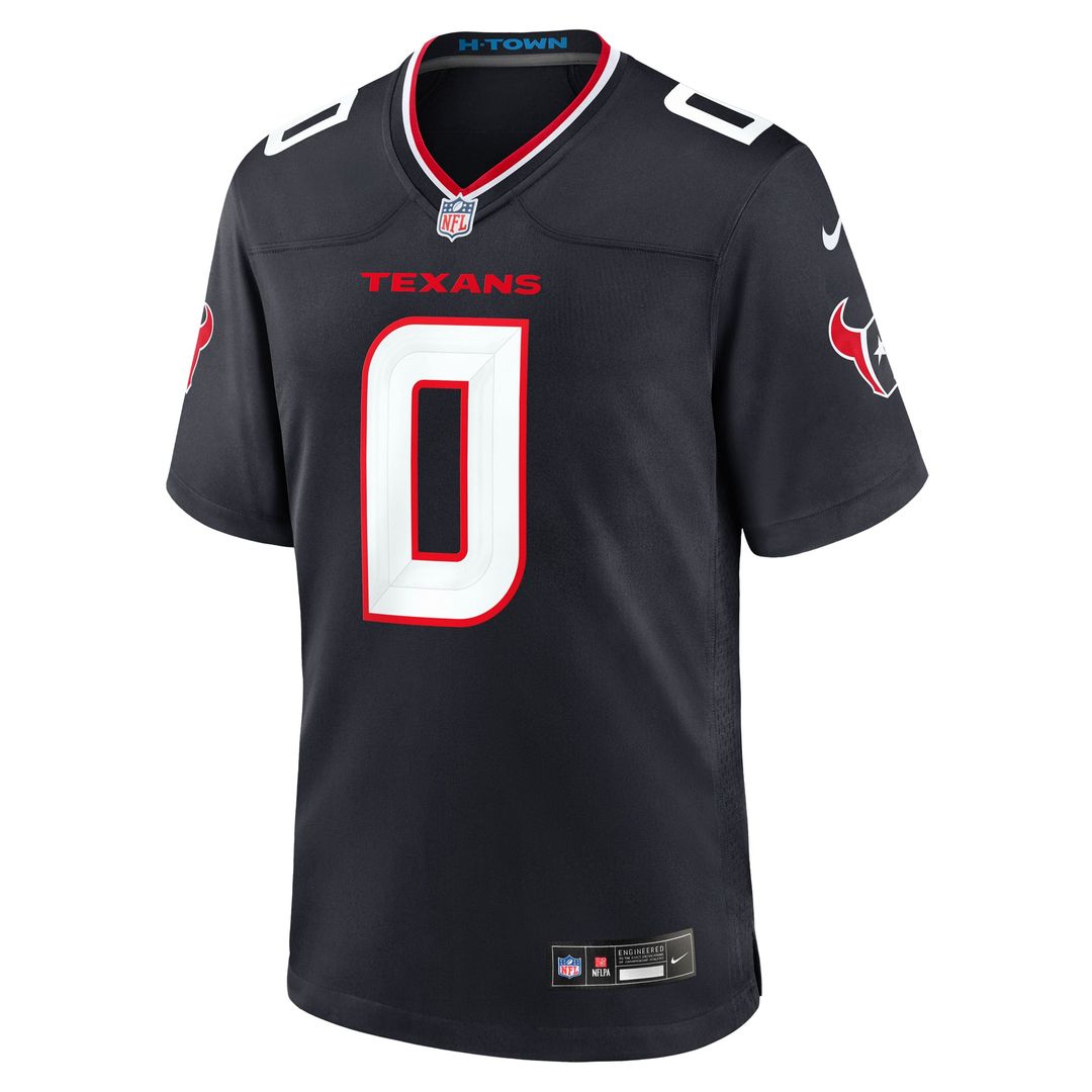 Houston Texans Azeez Al-Shaair Nike Red Alternate Game Jersey
