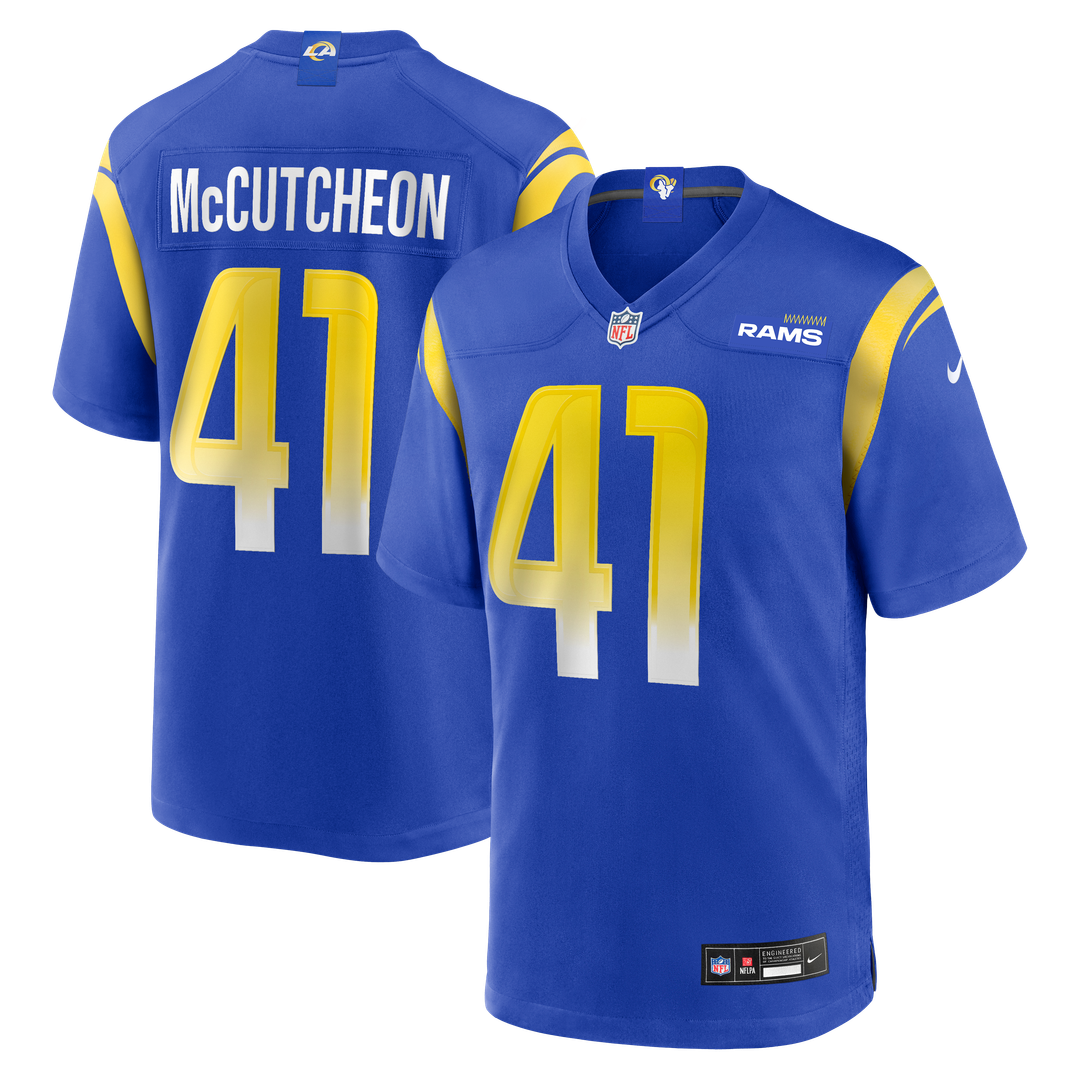 Los Angeles Rams Cameron McCutcheon Nike Royal Game Jersey