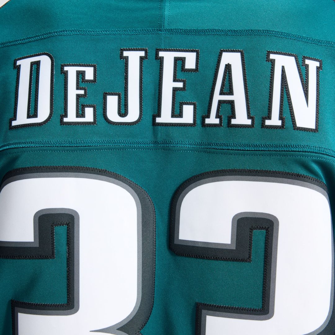 Philadelphia Eagles Cooper DeJean Nike Midnight Green Team Vapor F.U.S.E. Stitched Limited Jersey
