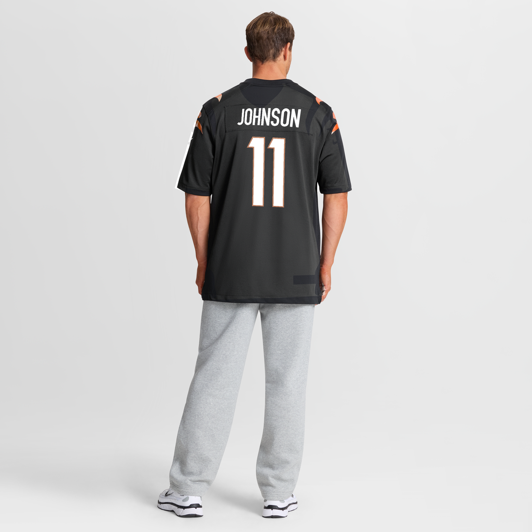 Cincinnati Bengals Josh Johnson Nike Black Team Game Jersey