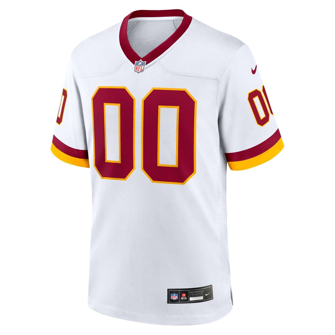 Washington Commanders Nike Black Hail Raiser Alternate Custom Game Jersey
