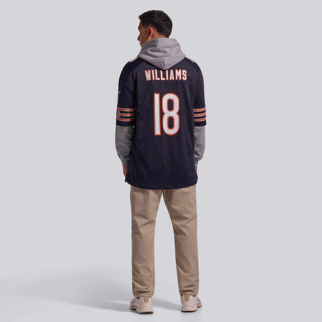 Chicago Bears Caleb Williams Nike Navy Player Game Jersey