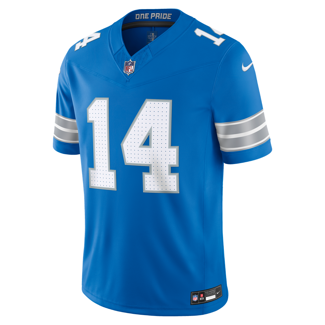 Detroit Lions Amon-Ra St. Brown Nike White Vapor F.U.S.E. Stitched Limited Jersey