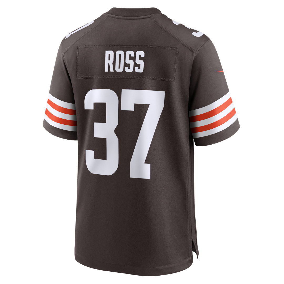 Cleveland Browns D'Angelo Ross Nike Brown Team Game Jersey