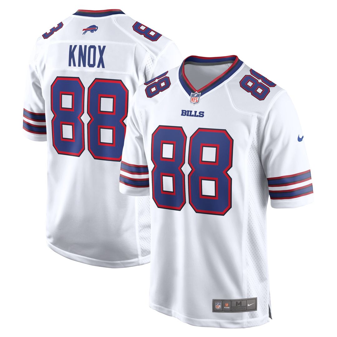 Buffalo Bills Dawson Knox Nike White Away Game Player Jersey