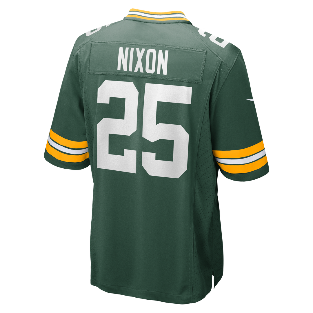 Green Bay Packers Keisean Nixon Nike Green Game Player Jersey