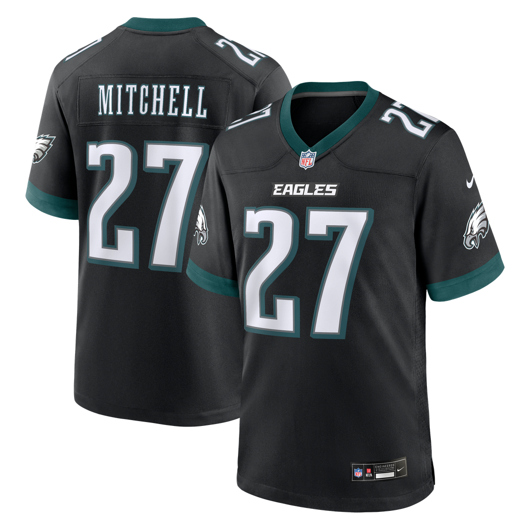 Philadelphia Eagles Quinyon Mitchell Nike White Game Jersey