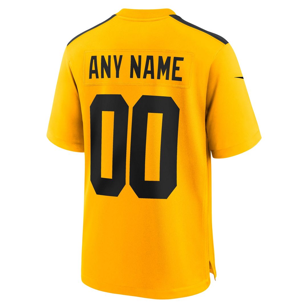 Pittsburgh Steelers Nike Gold Alternate 1933 Throwback Game Custom Jersey