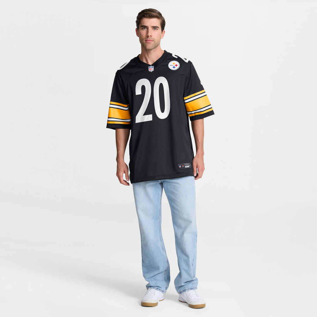 Pittsburgh Steelers Kaleb Johnson Nike Black Team Game Jersey