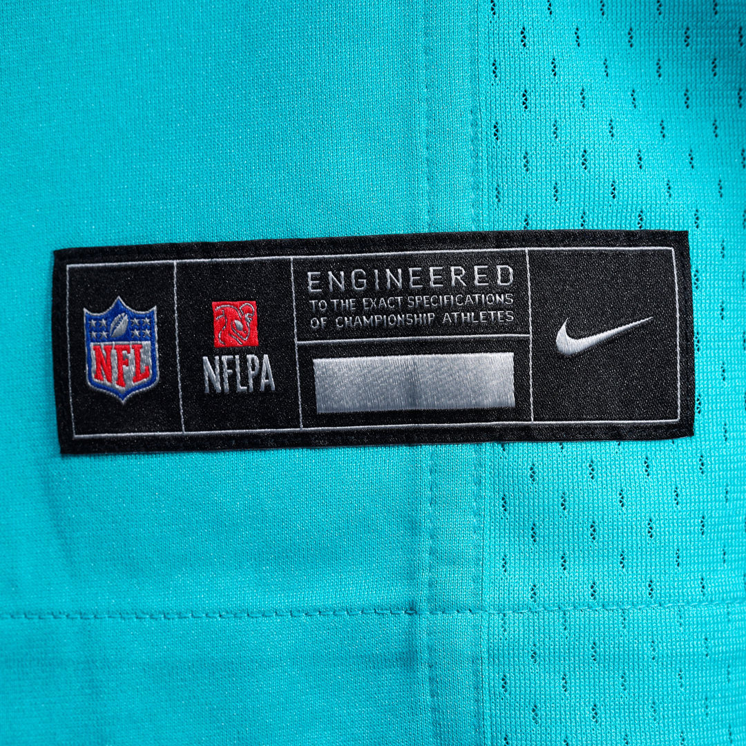 Miami Dolphins Jordyn Brooks Nike Aqua Game Jersey