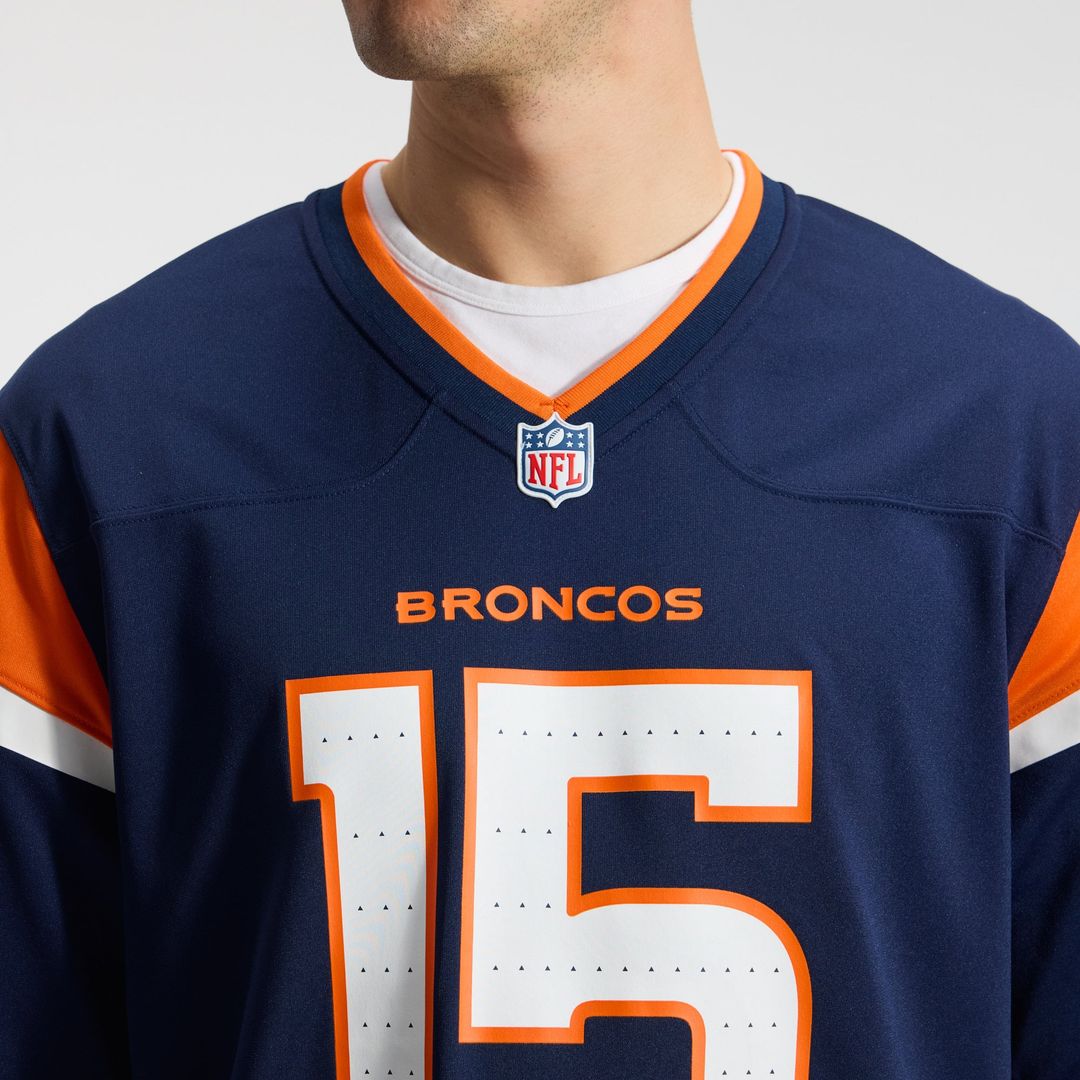 Denver Broncos Nik Bonitto Nike Orange Team Game Jersey