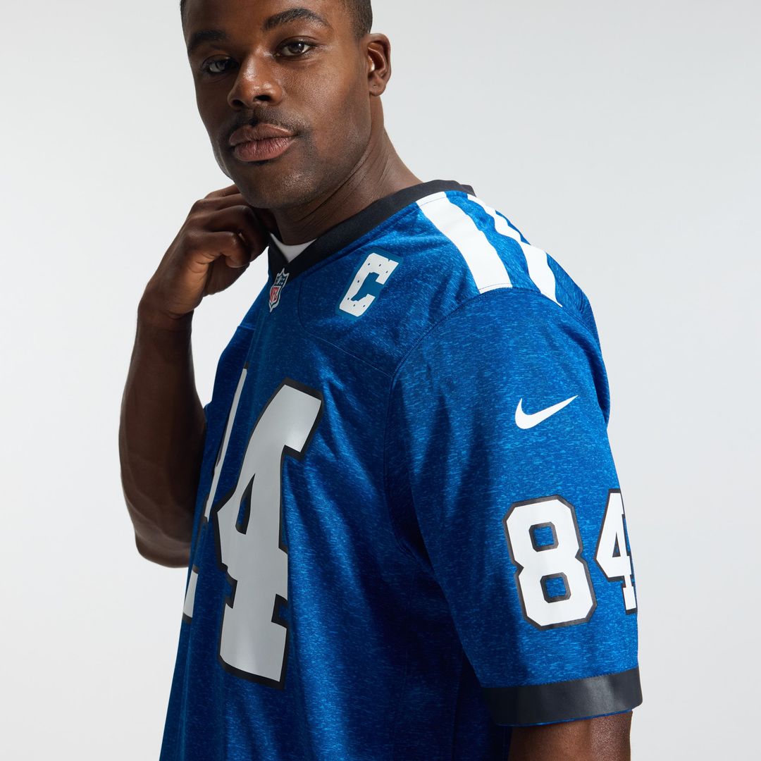 Indianapolis Colts Tyler Warren Nike Heather Royal Alternate 2 Indiana Nights Game Jersey